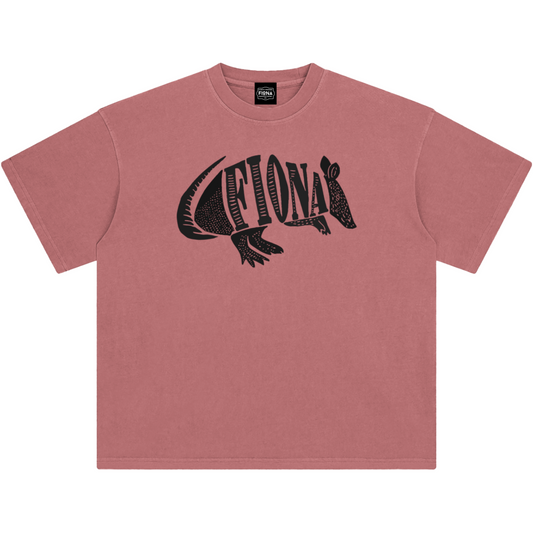 The Long Haul Enzyme Washed Tee - Brick Red