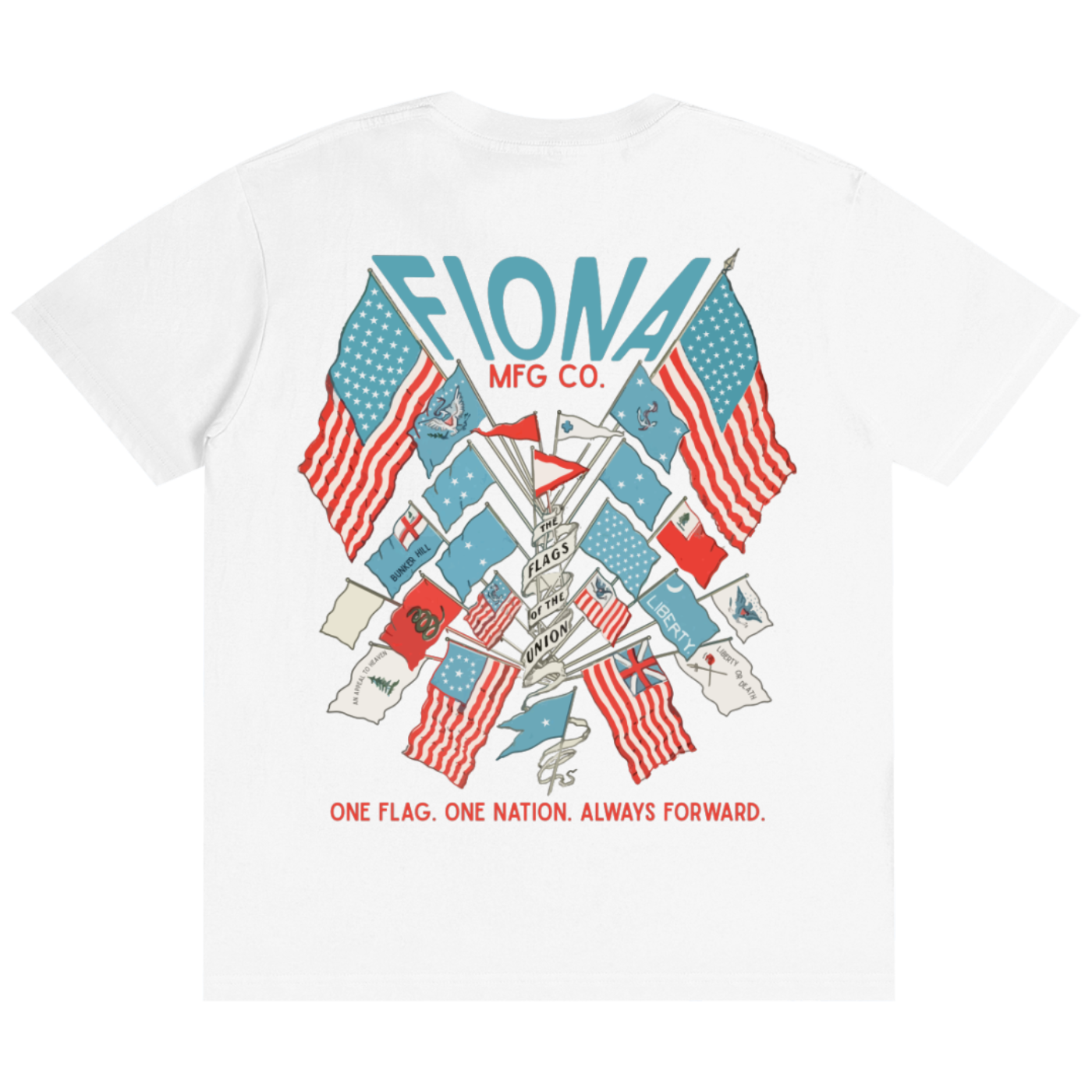Flags of the Union Tee - White