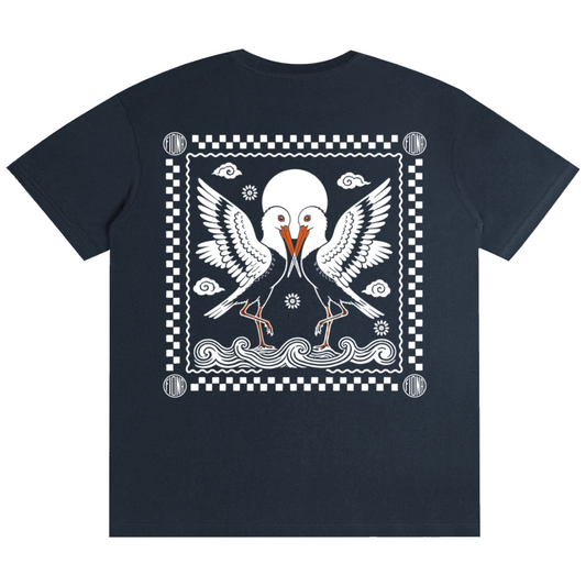 The Oystercatcher Tee [Field Collection 1] - Dark Blue