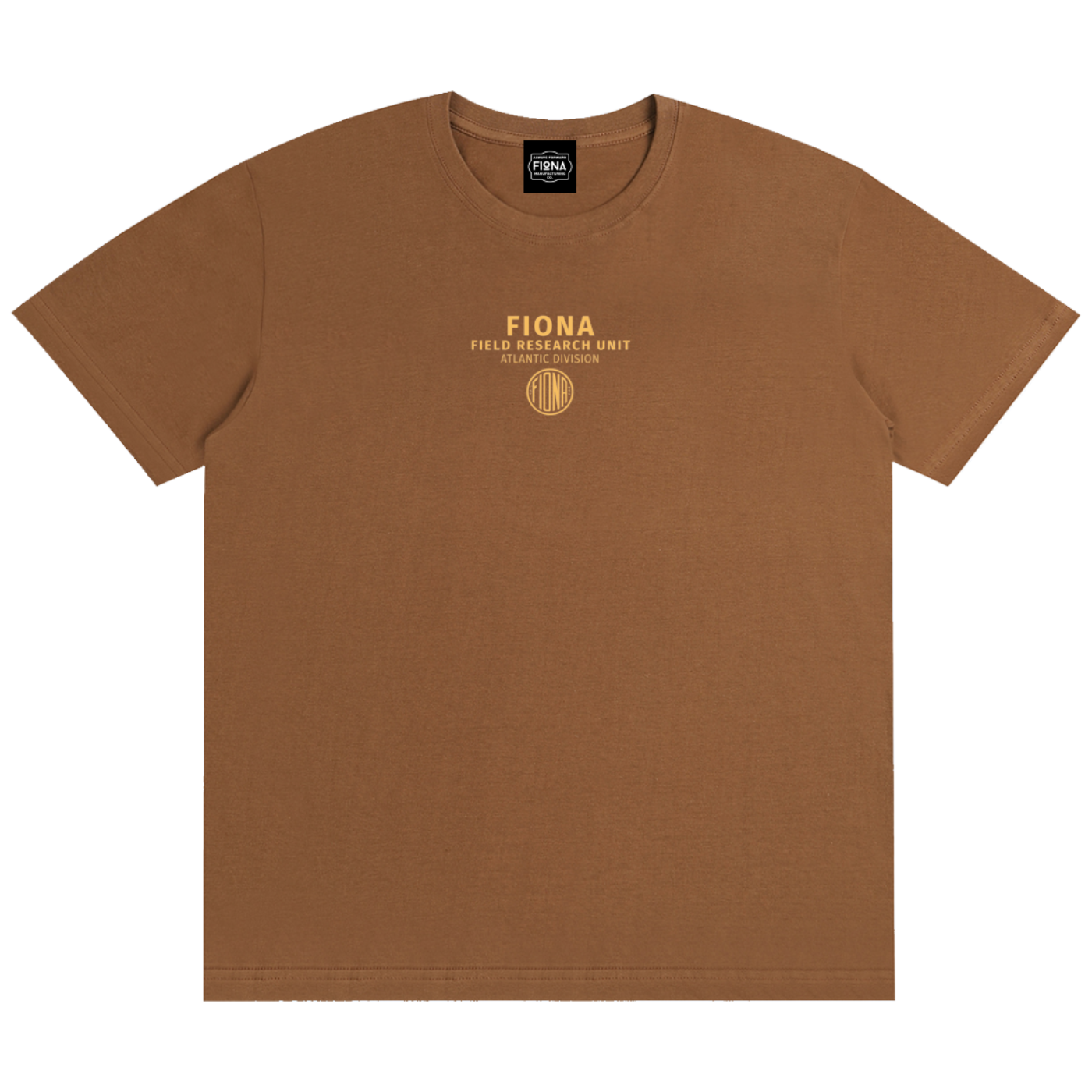The Field Guide Tee - Burnt Caramel