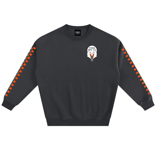 The Oystercatcher Fleeced Sweatshirt [Field Collection 1] - Pigment Black
