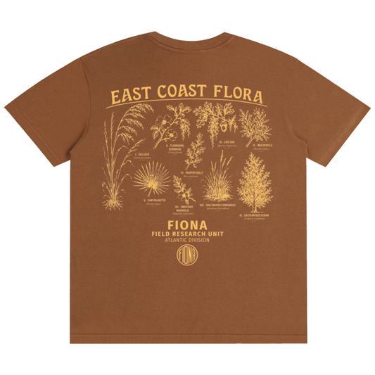 The Field Guide Tee - Burnt Caramel