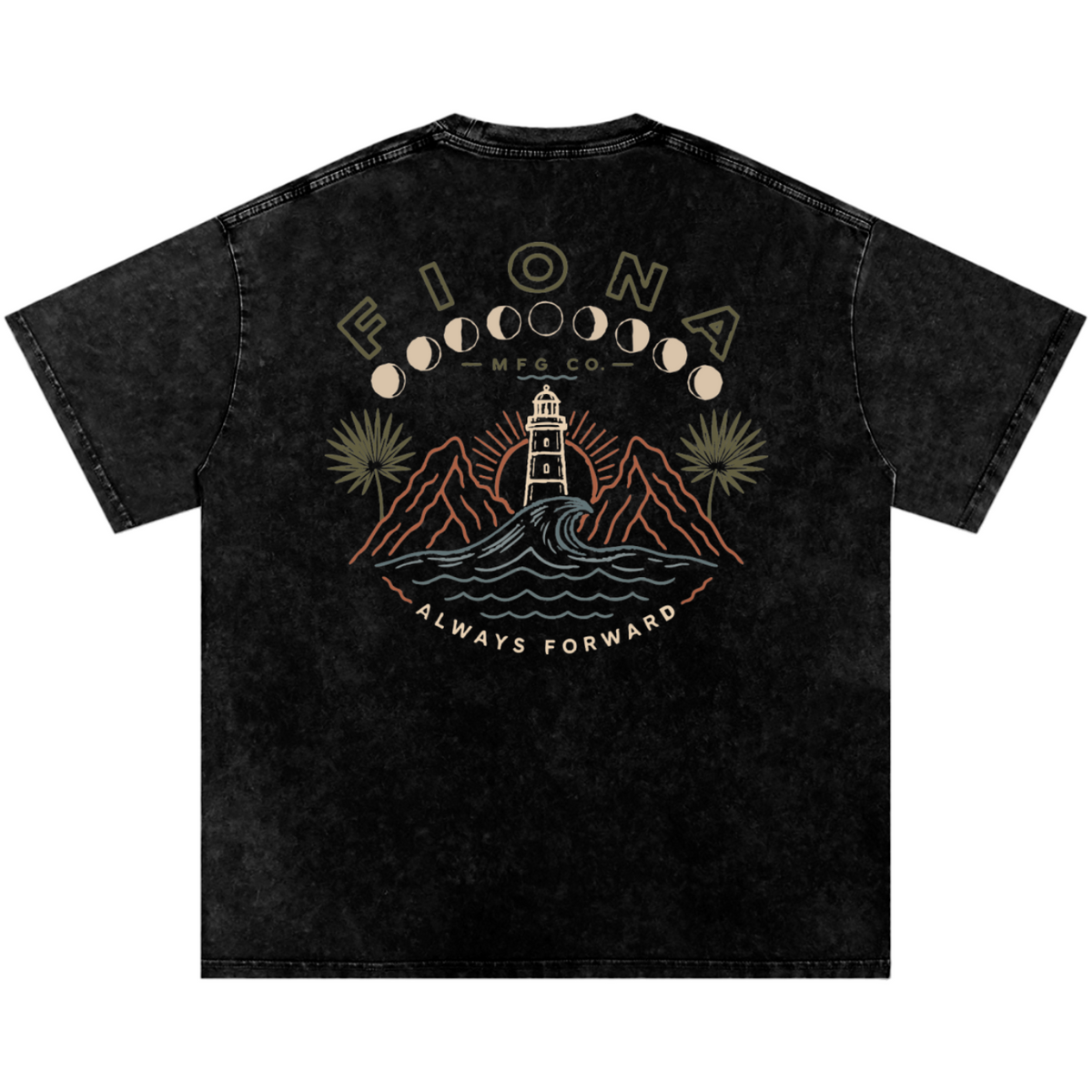 The Beacon Snow Washed Tee - Vintage Black