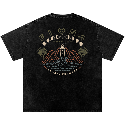 The Beacon Snow Washed Tee - Vintage Black
