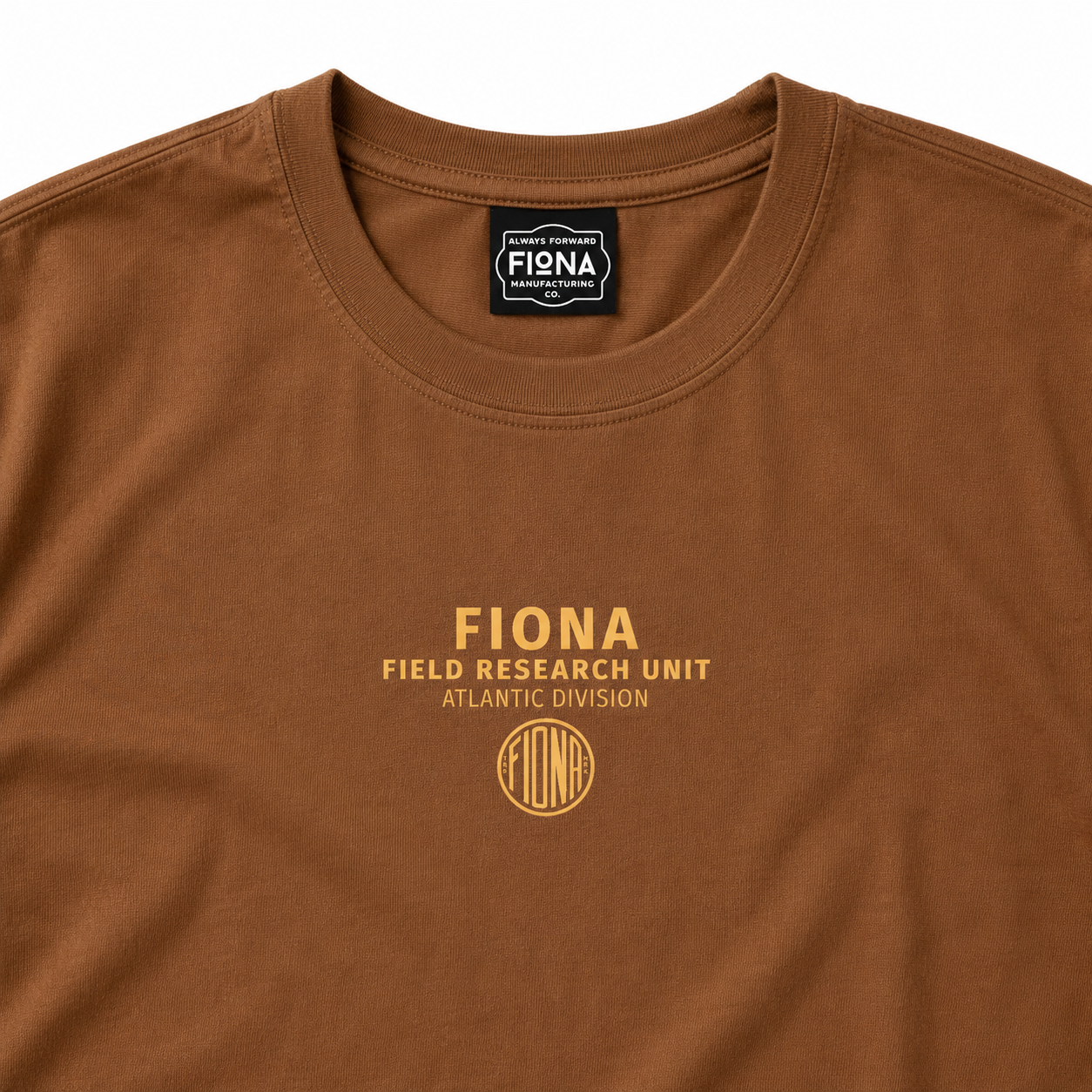 The Field Guide Tee - Burnt Caramel