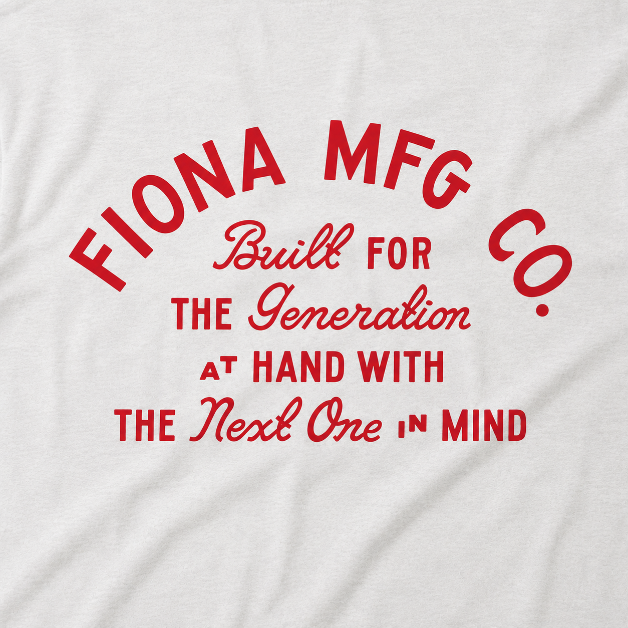 The Company Standard Tee - Flower Gray