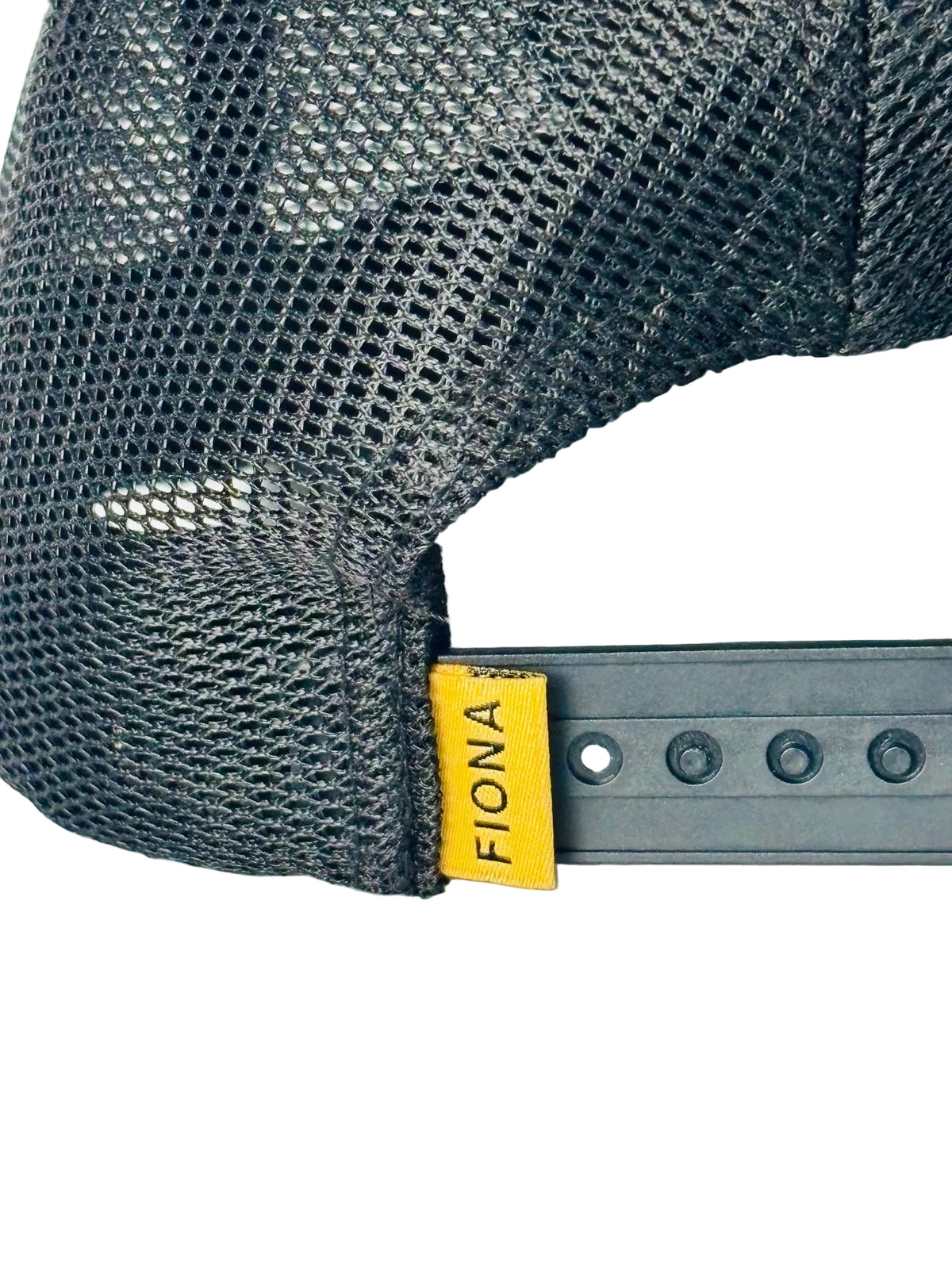 Fiona Trademark Trucker Hat - Black