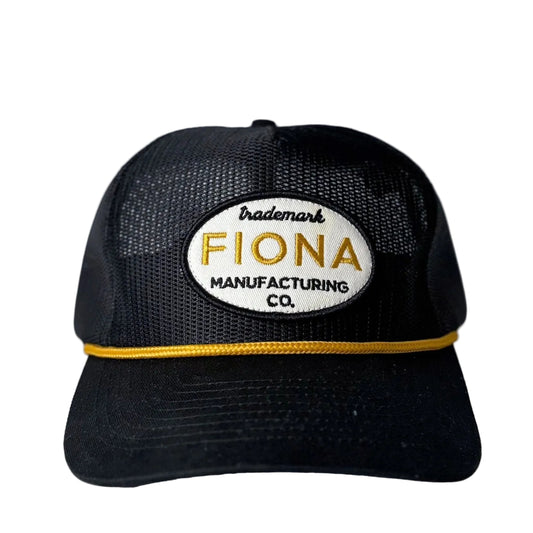 Fiona Trademark Trucker Hat - Black