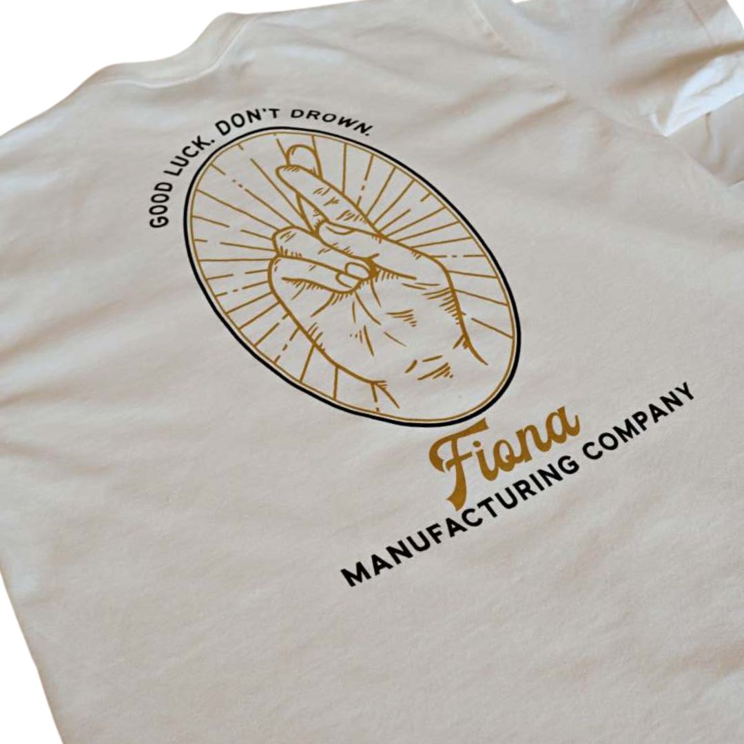 Good Luck, Don't Drown Tee Vintage White