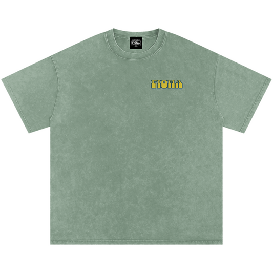 Good Company Snow Washed Tee - Bean Green