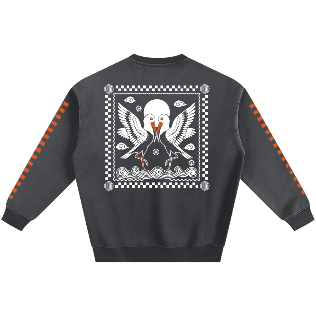 The Oystercatcher Fleeced Sweatshirt [Field Collection 1] - Pigment Black