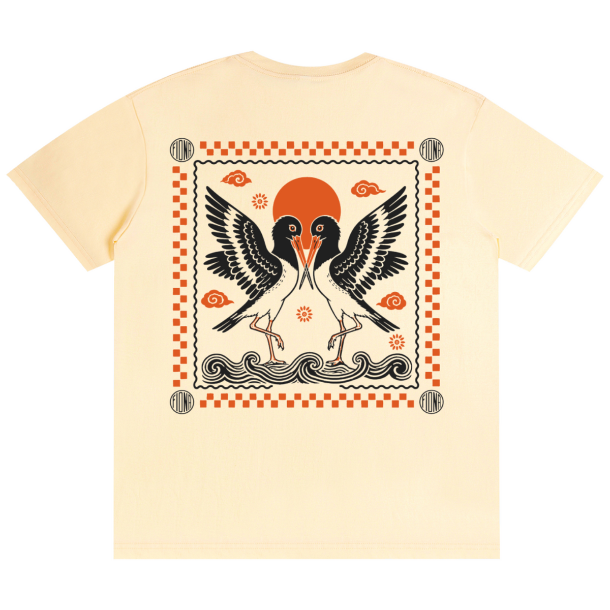 The Oystercatcher Tee [Field Collection 1] - Apricot
