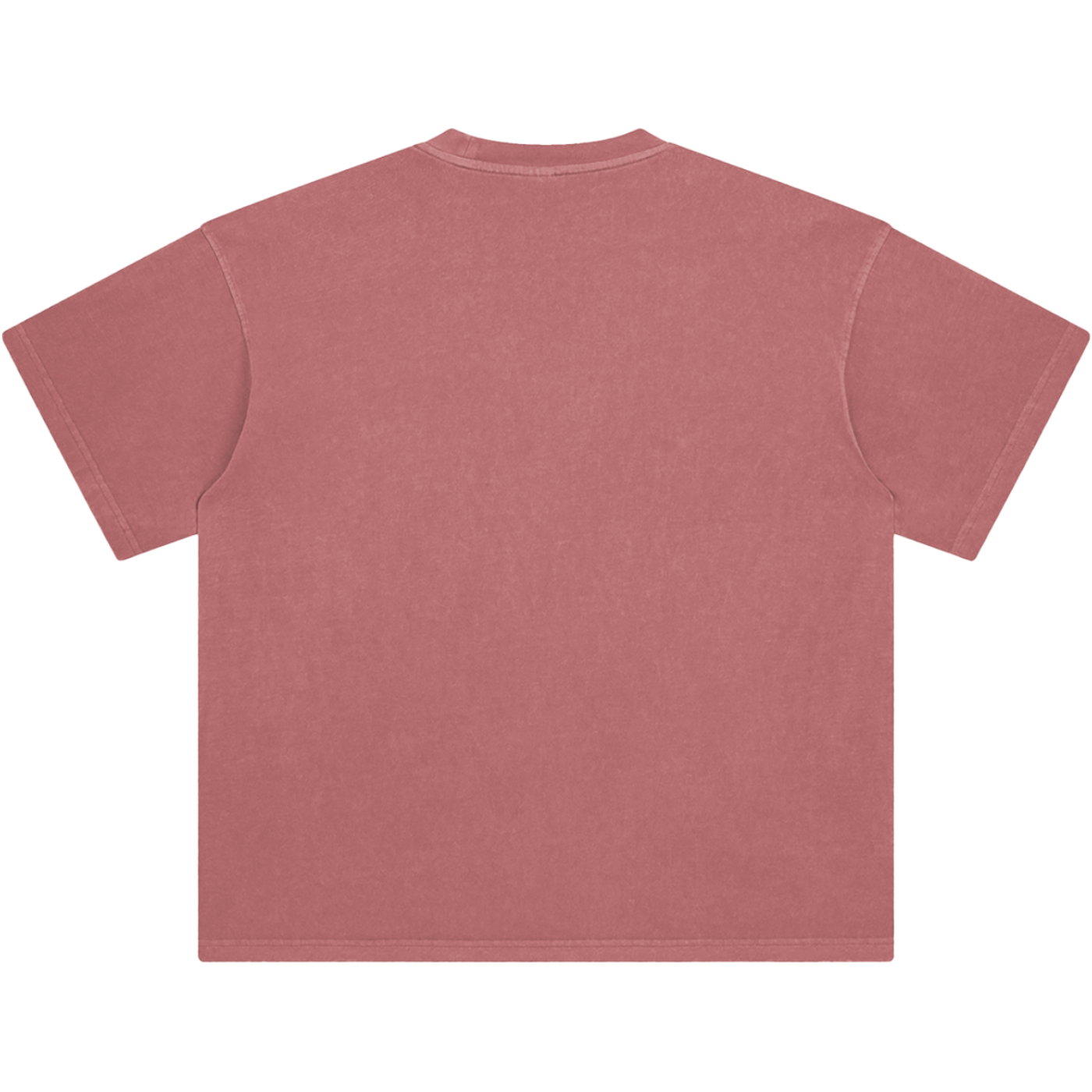 The Long Haul Enzyme Washed Tee - Brick Red