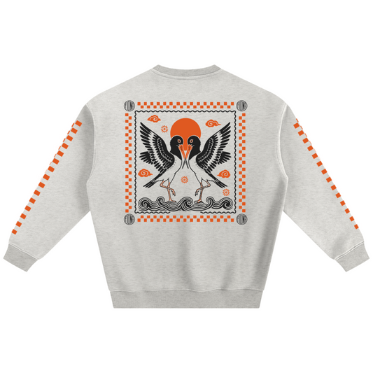 The Oystercatcher Fleeced Sweatshirt [Field Collection 1] - Oat Gray