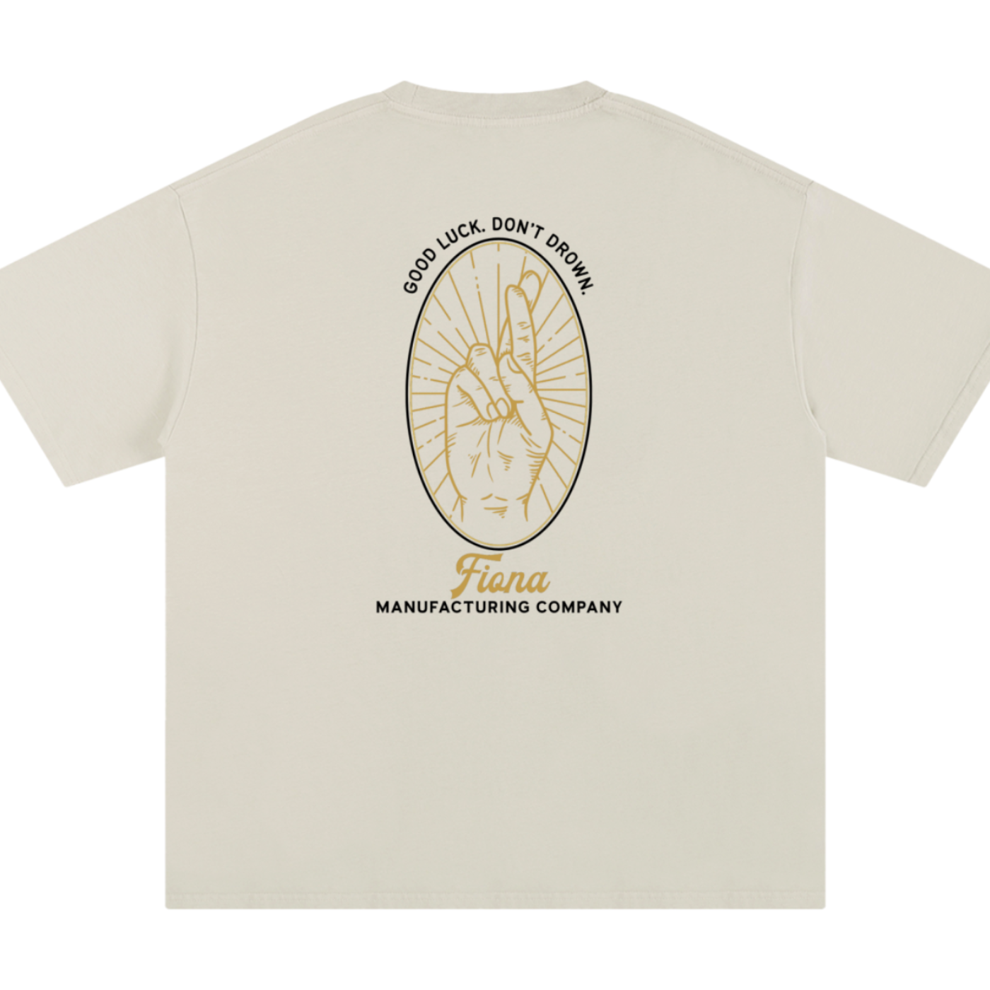 Good Luck, Don't Drown Tee - Vintage White